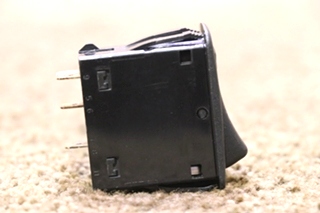 USED L11D1 LIGHTED BLACK ROCKER SWITCH