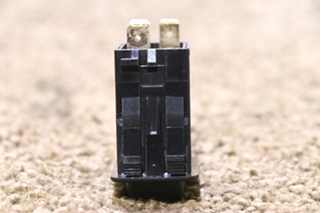 USED L11D1 LIGHTED BLACK ROCKER SWITCH