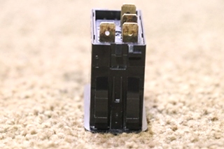 USED LIGHTED L11D1 BLACK ROCKER SWITCH