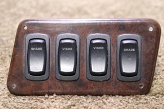 USED SHADE / VISOR / VISOR / SHADE 4 SWITCH DASH PANEL