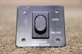 USED BAGGAGE DOOR LOCKS SWITCH PANEL