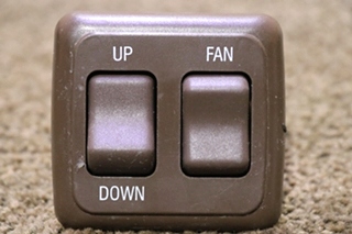 USED UP/DOWN / FAN DOUBLE SWITCH PANEL