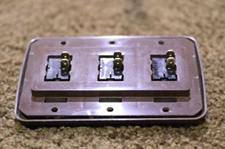 USED CEILING / AISLE / HALL TRIPLE SWITCH PANEL