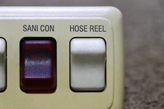 USED WATER PUMP / SANI CON / HOSE REEL SWITCH PANEL