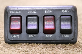 USED LUGGAGE / CEILING / ENTRY / PORCH SWITCH PANEL