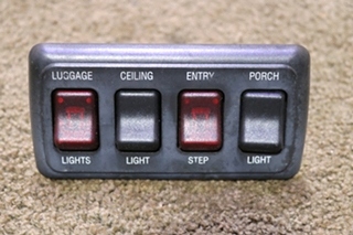 USED LUGGAGE / CEILING / ENTRY / PORCH SWITCH PANEL