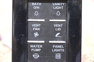 USED 5038223 VIMAR 6 BUTTON SWITCH PANEL