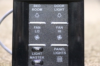 USED VIMAR 5038240 6 BUTTON SWITCH PANEL