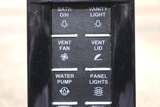 USED VIMAR 5039904 10 BUTTON SWITCH PANEL