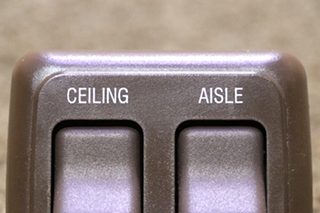 USED CEILING / AISLE DOUBLE SWITCH PANEL AH-ASY-2-2-024