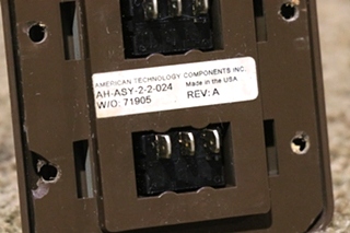 USED CEILING / AISLE DOUBLE SWITCH PANEL AH-ASY-2-2-024