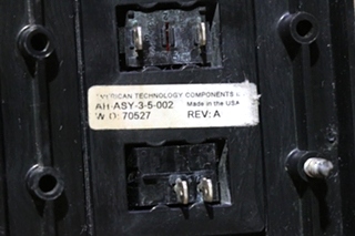 USED AH-ASY-3-5-002 LP VALVE / PUMP SWITCH PANEL
