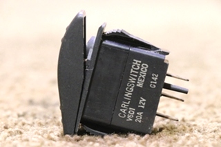 USED BLACK V6D1 ROCKER SWITCH