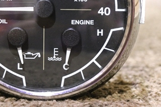 USED 3 IN 1 TACH / OIL / ENGINE DASH GAUGE 8640-40003-19