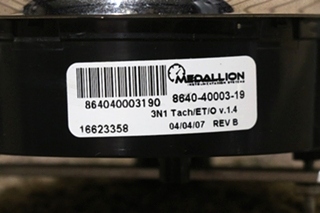 USED 3 IN 1 TACH / OIL / ENGINE DASH GAUGE 8640-40003-19