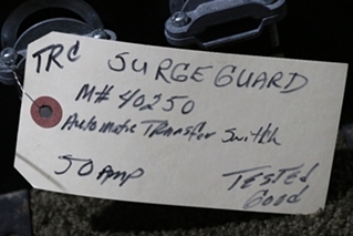 USED SURGE GUARD AUTOMATIC TRANSFER SWITCH 40250