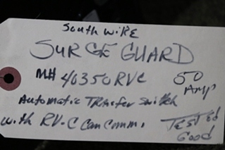 USED SURGE GUARD AUTOMATIC TRANSFER SWITCH 40350RVC