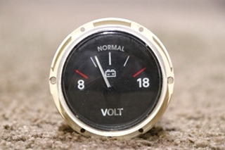 USED VOLT W22-00007-000 DASH GAUGE