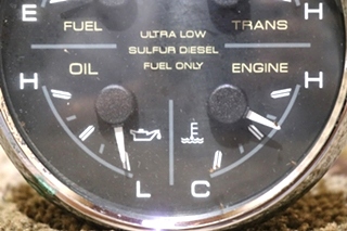 USED 4 IN 1 FUEL / TRANS / OIL / ENGINE DASH GAUGE 8653-50004-19