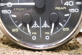 USED 8640-40013-19 3 IN 1 TACH / FRONT / REAR DASH GAUGE