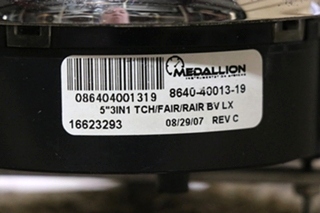 USED 8640-40013-19 3 IN 1 TACH / FRONT / REAR DASH GAUGE