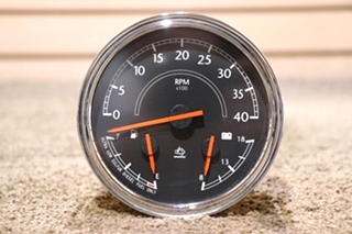 USED FREIGHTLINER W22-00012-055 3 IN 1 TACH / FUEL / VOLT DASH GAUGE