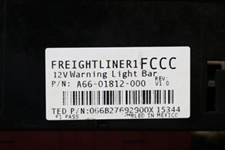 USED A66-01812-000 FREIGHTLINER WARNING LIGHT BAR