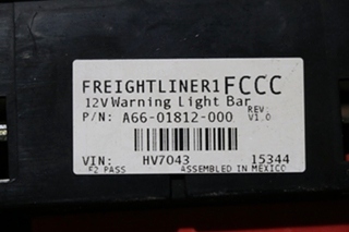 USED A66-01812-000 FREIGHTLINER WARNING LIGHT BAR