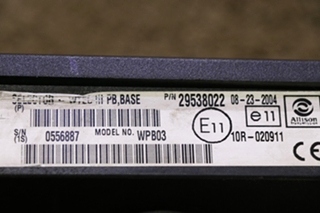 USED ALLISON TRANSMISSION SHIFT SELECTOR 29538022