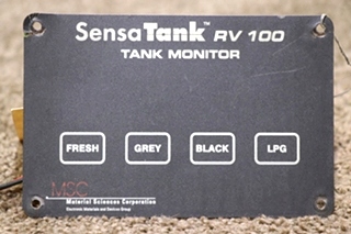 USED SANSATANK RV 100 TANK MONITOR PANEL
