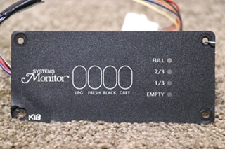 USED KIB SYSTEMS TANK MONITOR PANEL
