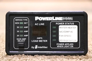 USED INTELLITEC 00-00903-250 POWERLINE EMS DISPLAY PANEL