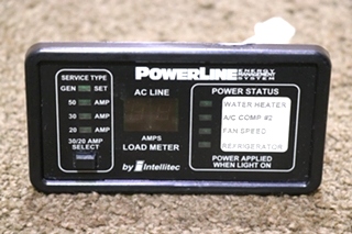 USED INTELLITEC 00-00903-250 POWERLINE EMS DISPLAY PANEL
