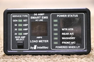 USED INTELLITEC 50AMP SMART EMS DISPLAY PANEL 00-00684-100