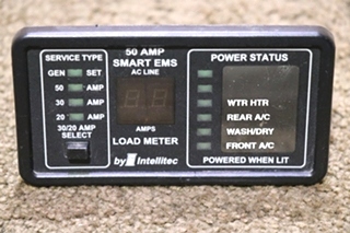 USED INTELLITEC 50AMP SMART EMS DISPLAY PANEL 00-00684-100
