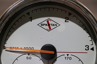 USED SPARTAN 3 IN 1 TACH / OIL / TEMP DASH GAUGE