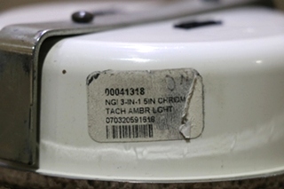USED SPARTAN 00041318 3 IN 1 TACH / OIL / TEMP DASH GAUGE