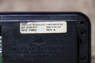 USED TEMP AND COMPASS AP-SUB-017 DASH DISPLAY PANEL