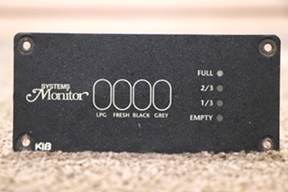 USED KIB SYSTEMS TANK MONITOR PANEL