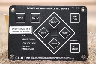 USED 140-1226 POWER GEAR POWER LEVEL SERIES TOUCH PAD