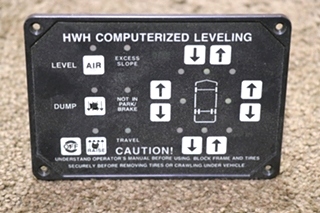 USED HWH COMPUTERIZED LEVELING TOUCH PAD