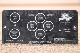 USED POWER GEAR LEVELING CONTROLS TOUCH PAD 500456