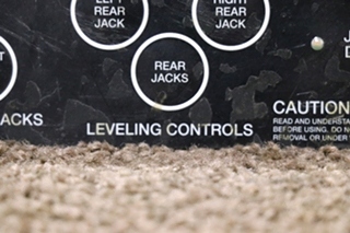 USED POWER GEAR LEVELING CONTROLS TOUCH PAD 500456