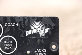 USED POWER GEAR LEVELING CONTROLS TOUCH PAD 500456