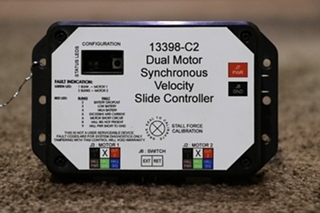USED 13398-C2 DUAL MOTOR SYNCHRONOUS VELOCITY SLIDE CONTROLLER