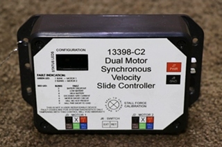 USED 13398-C2 DUAL MOTOR SYNCHRONOUS VELOCITY SLIDE CONTROLLER