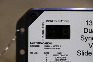 USED 13398-C2 DUAL MOTOR SYNCHRONOUS VELOCITY SLIDE CONTROLLER