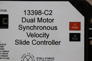 USED 13398-C2 DUAL MOTOR SYNCHRONOUS VELOCITY SLIDE CONTROLLER