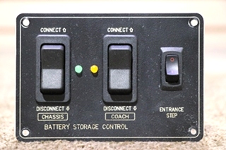 USED BATTERY STORAGE CONTROL SWITCH PANEL