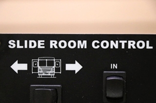 USED SLIDE ROOM CONTROL DOUBLE SWITCH PANEL